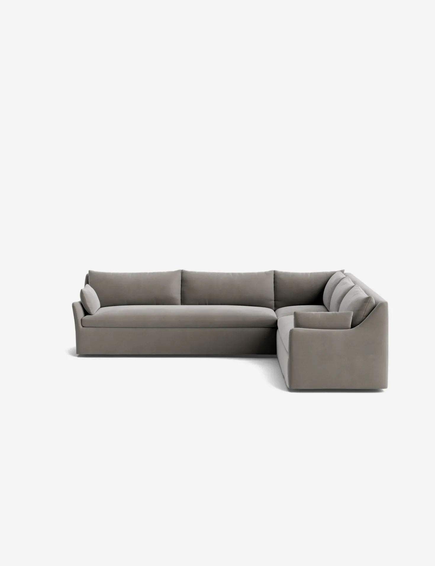 Portola Slipcover Corner Sectional Sofa