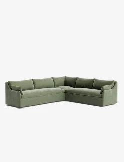 Portola Slipcover Corner Sectional Sofa