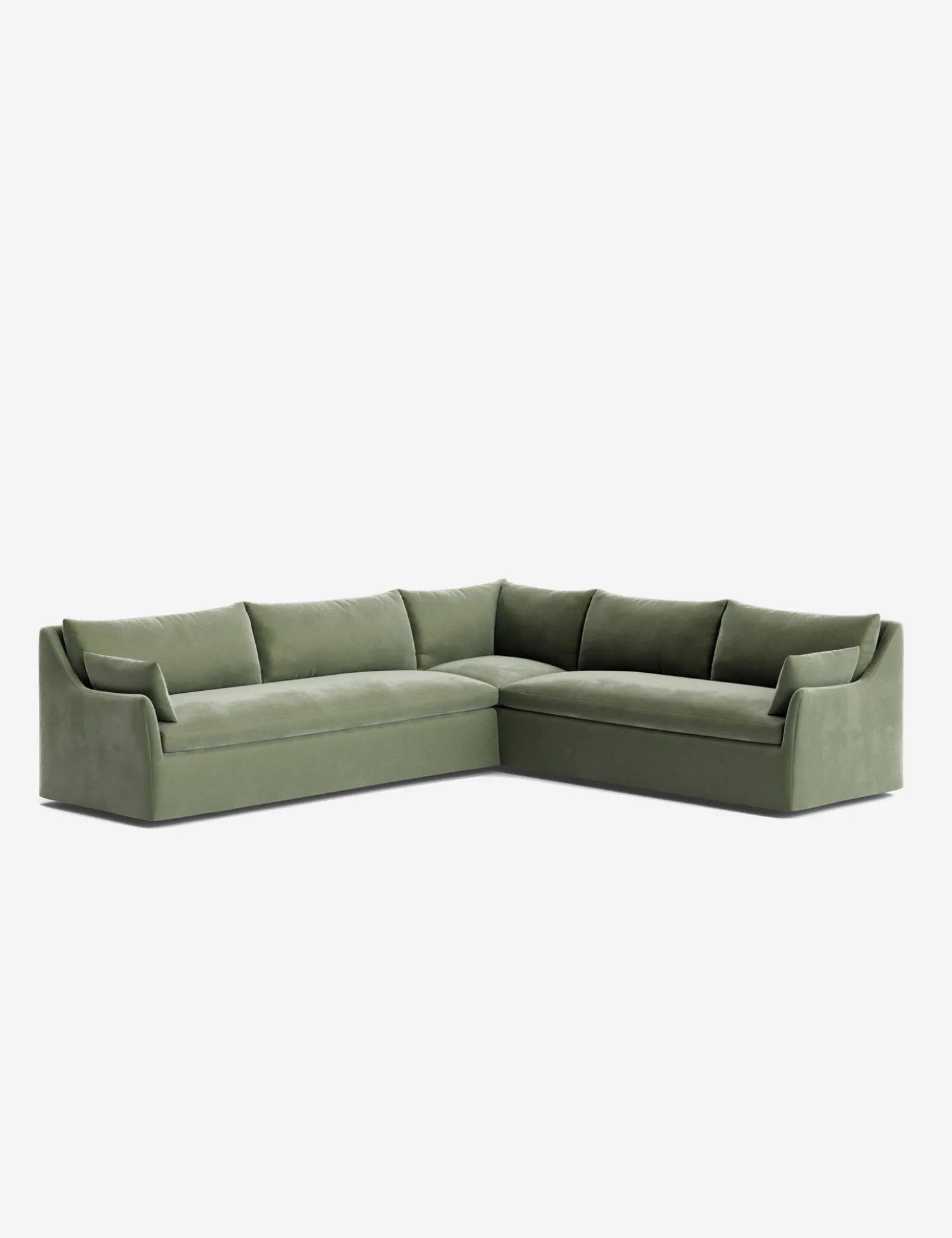 Portola Slipcover Corner Sectional Sofa