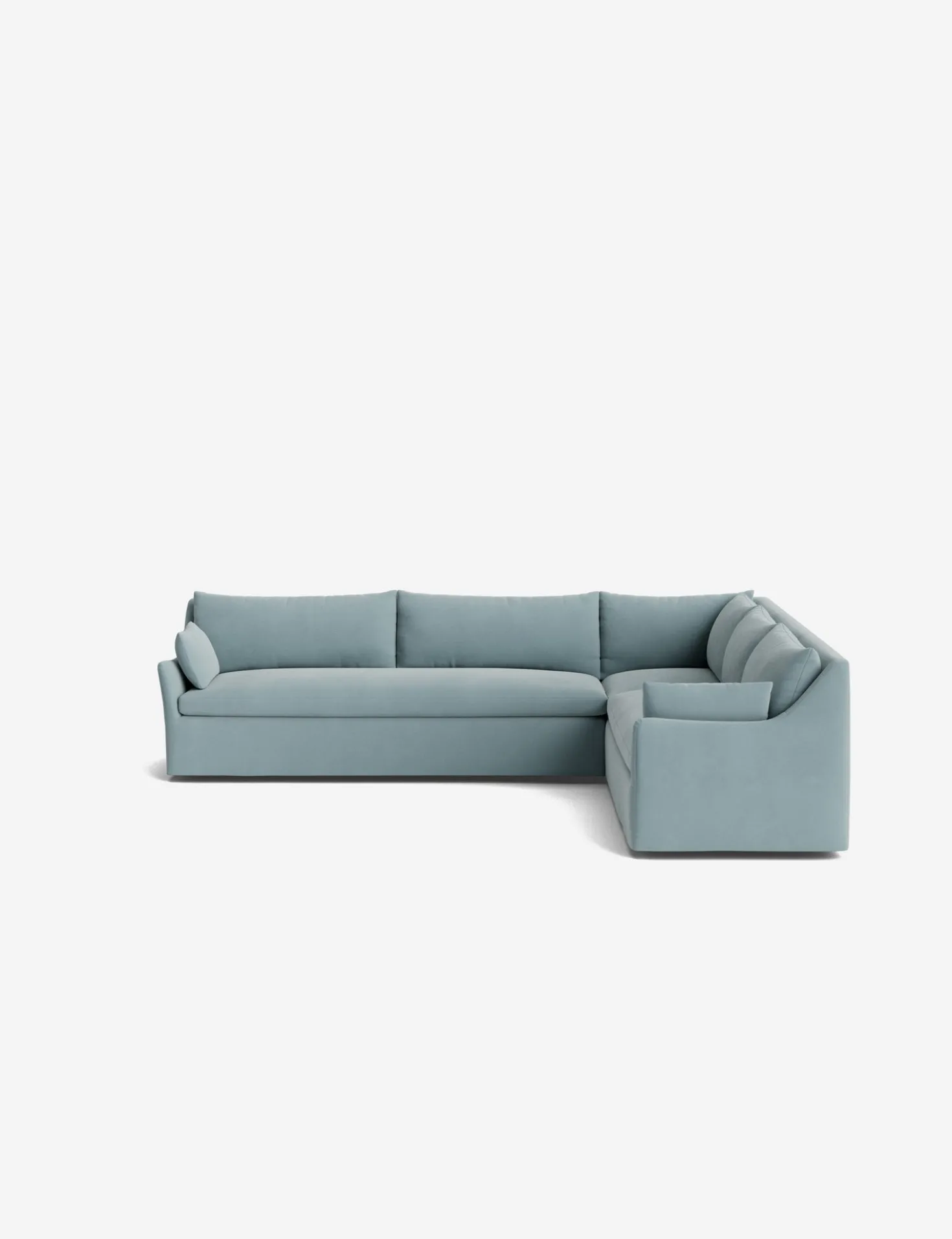Portola Slipcover Corner Sectional Sofa