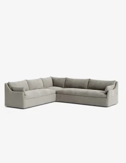 Portola Slipcover Corner Sectional Sofa
