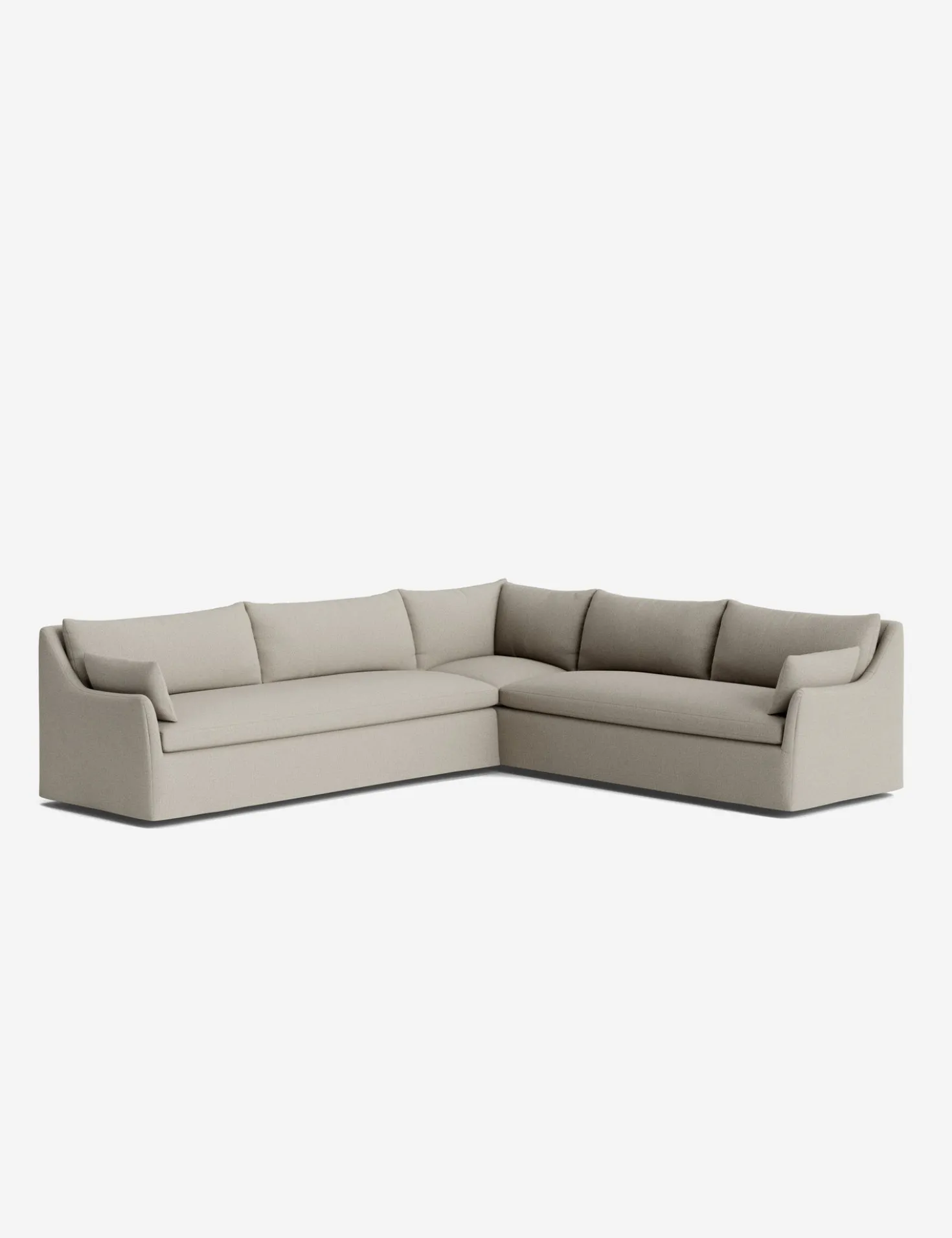 Portola Slipcover Corner Sectional Sofa