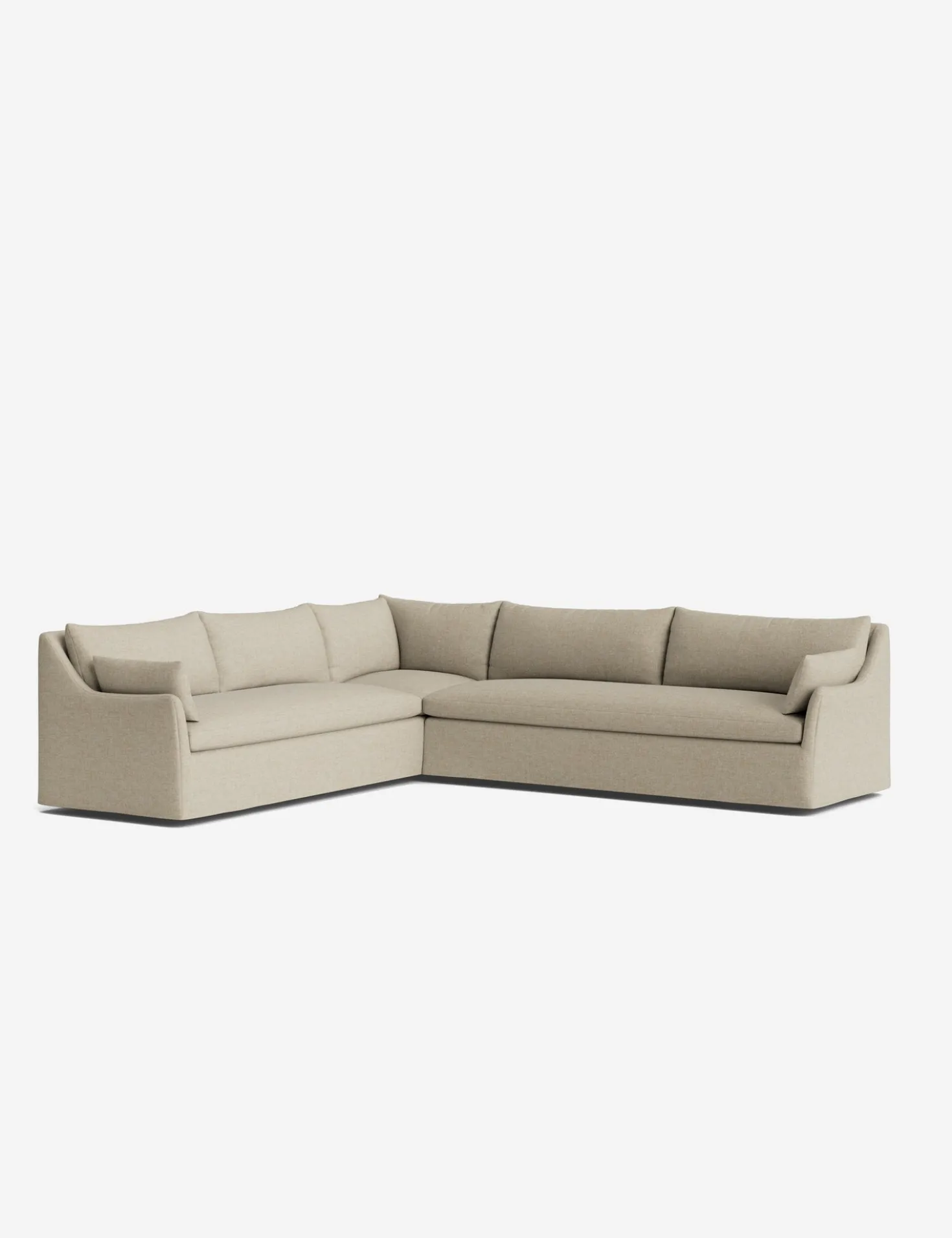 Portola Slipcover Corner Sectional Sofa