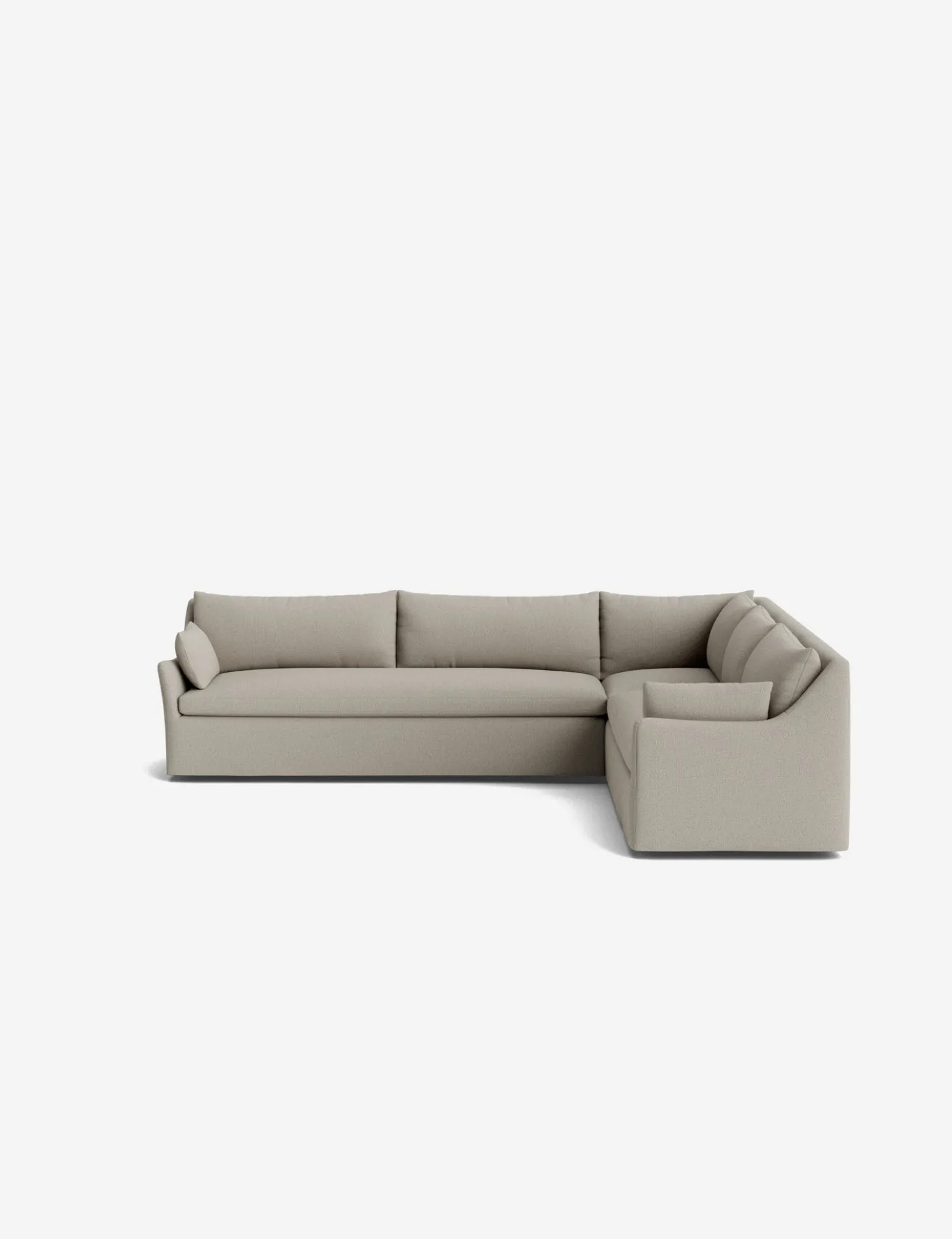 Portola Slipcover Corner Sectional Sofa