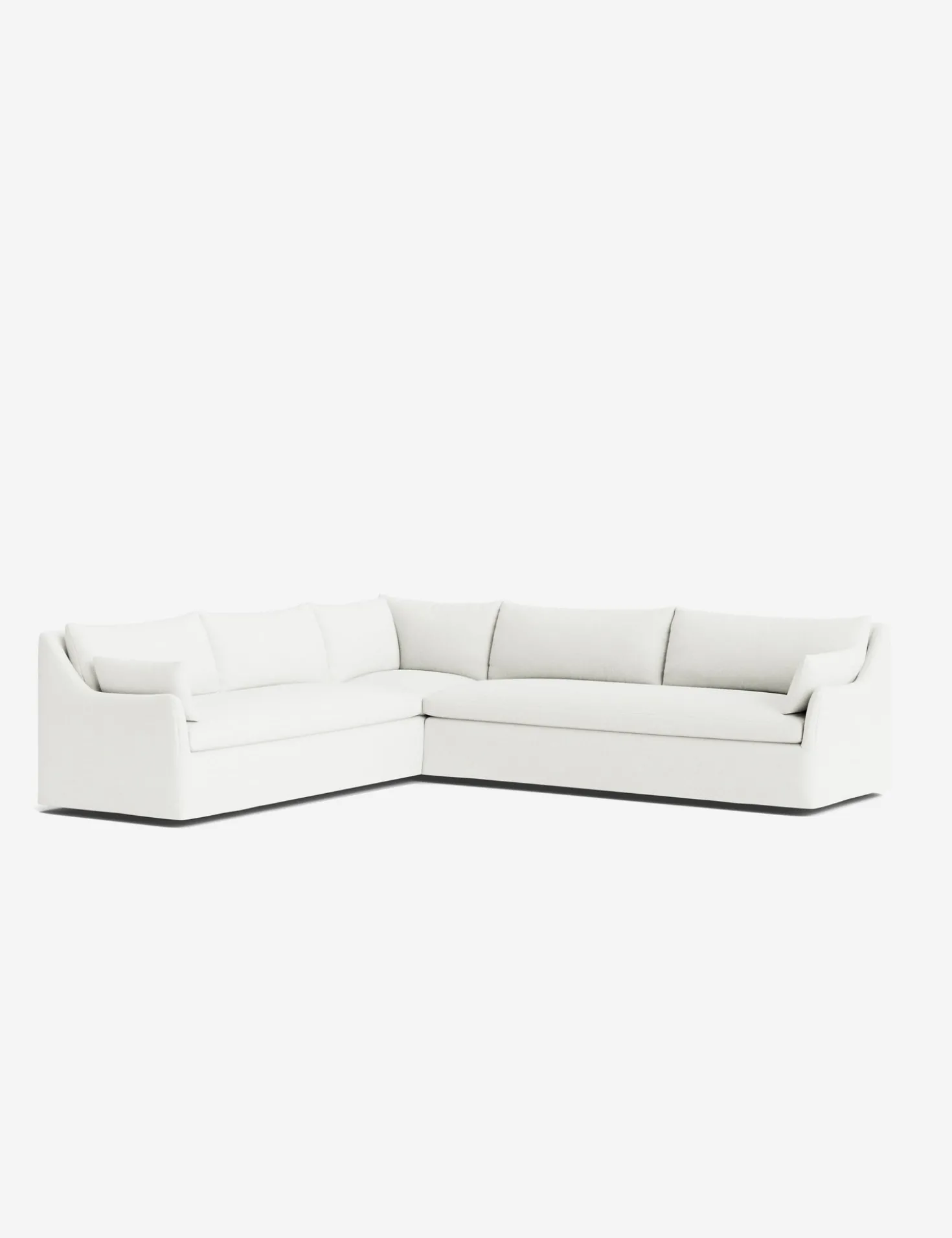 Portola Slipcover Corner Sectional Sofa