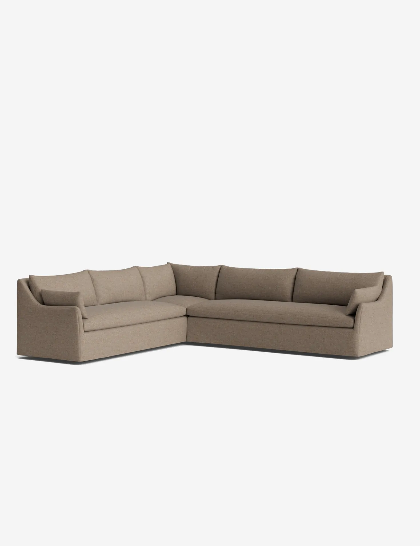 Portola Slipcover Corner Sectional Sofa
