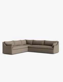 Portola Slipcover Corner Sectional Sofa