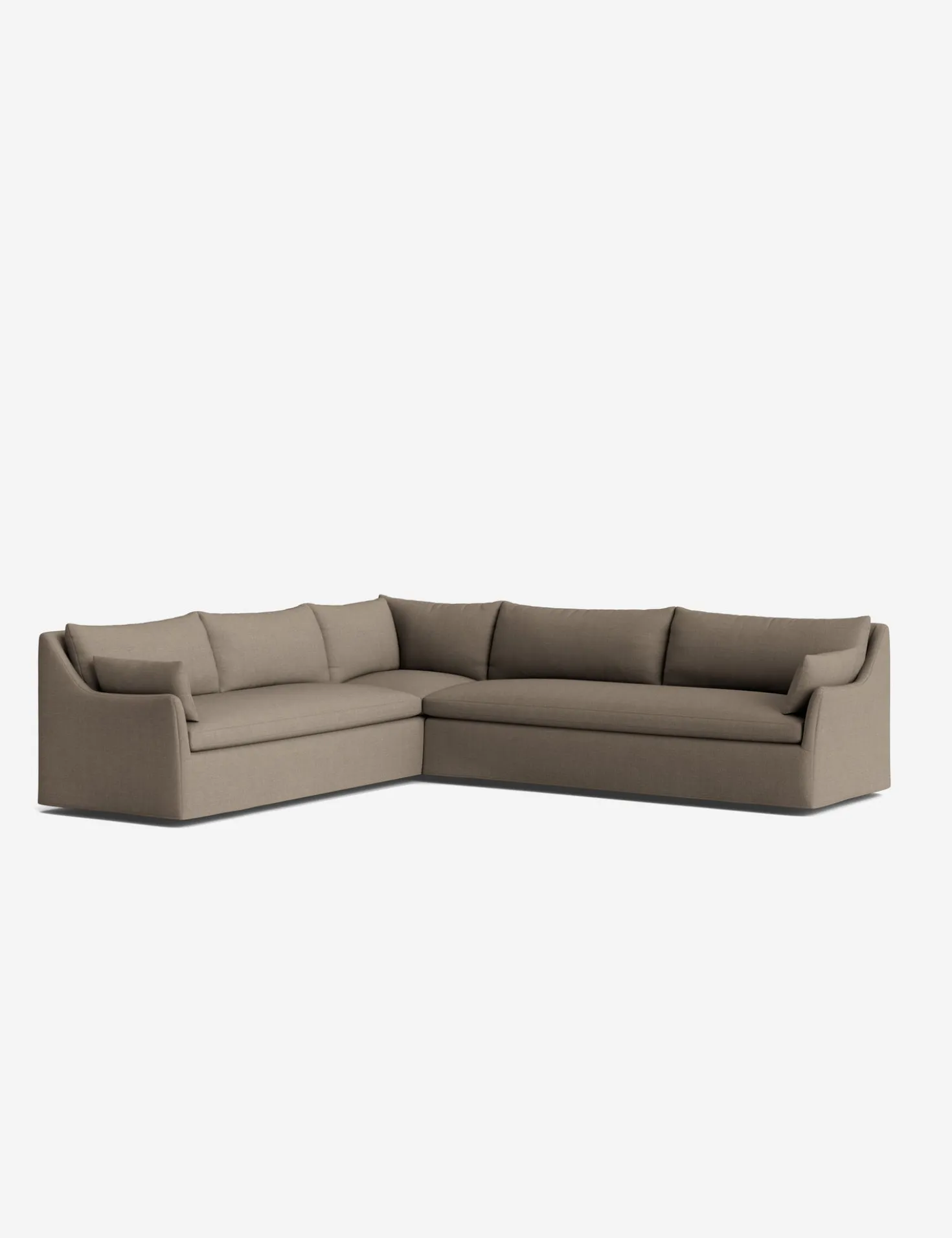 Portola Slipcover Corner Sectional Sofa