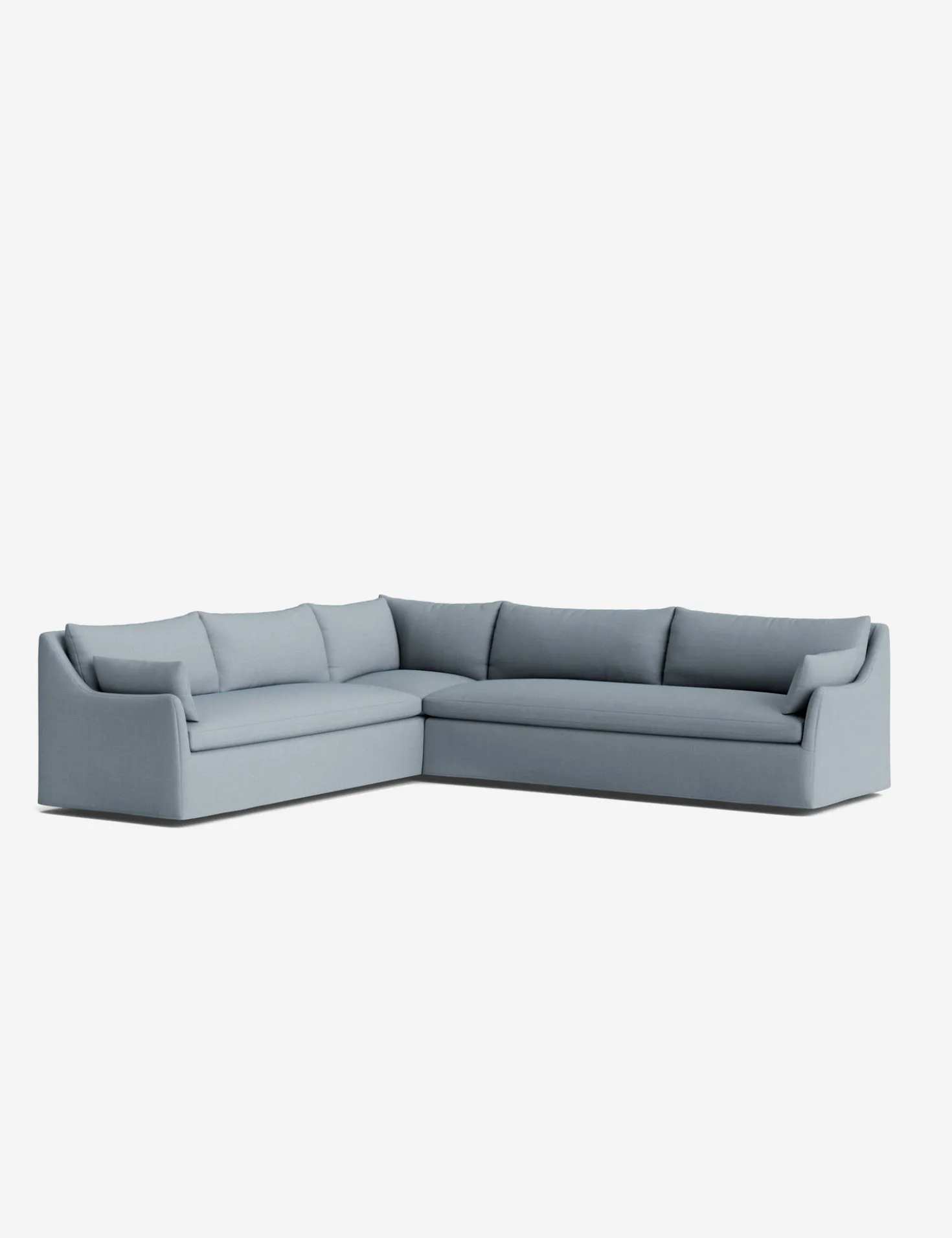 Portola Slipcover Corner Sectional Sofa
