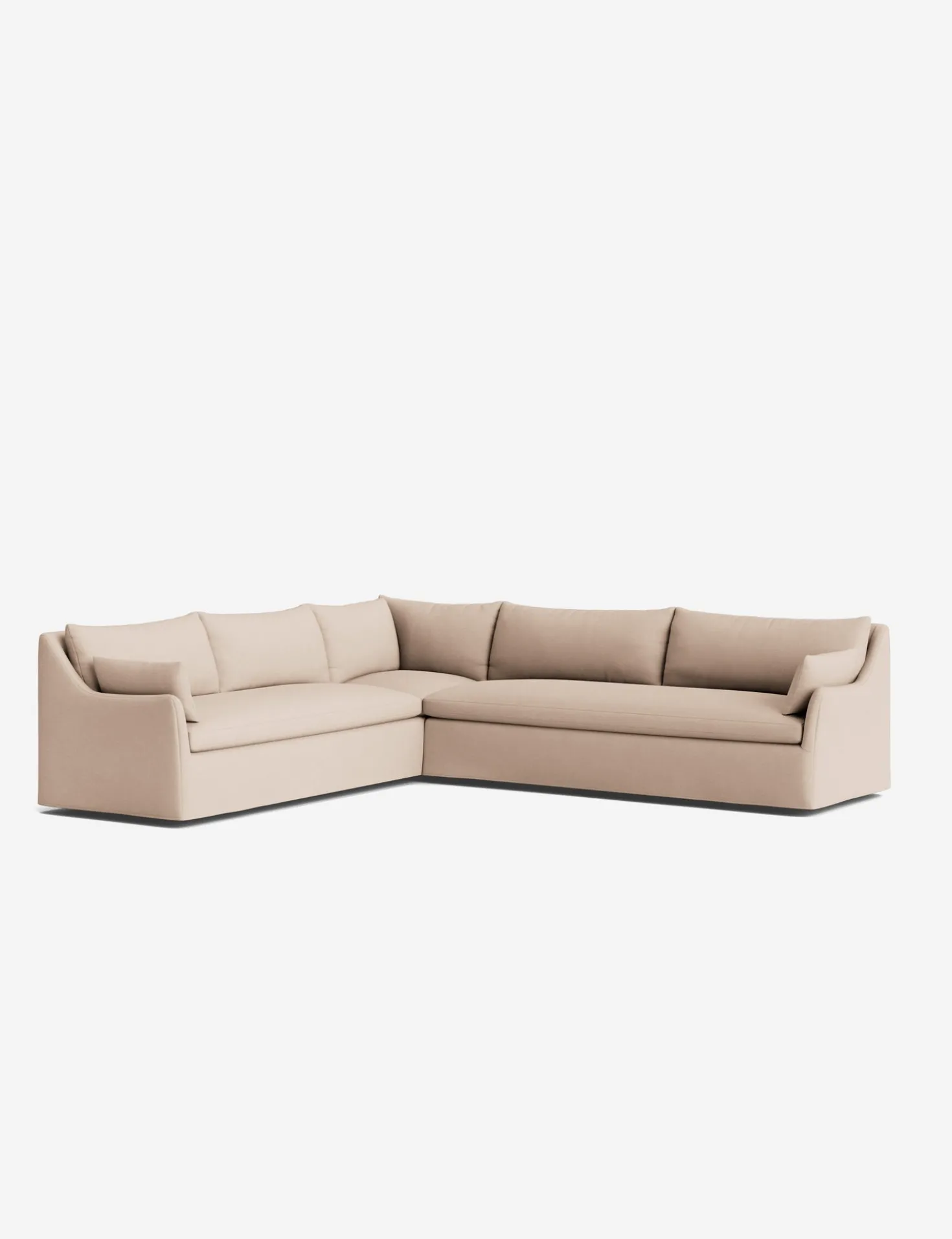 Portola Slipcover Corner Sectional Sofa