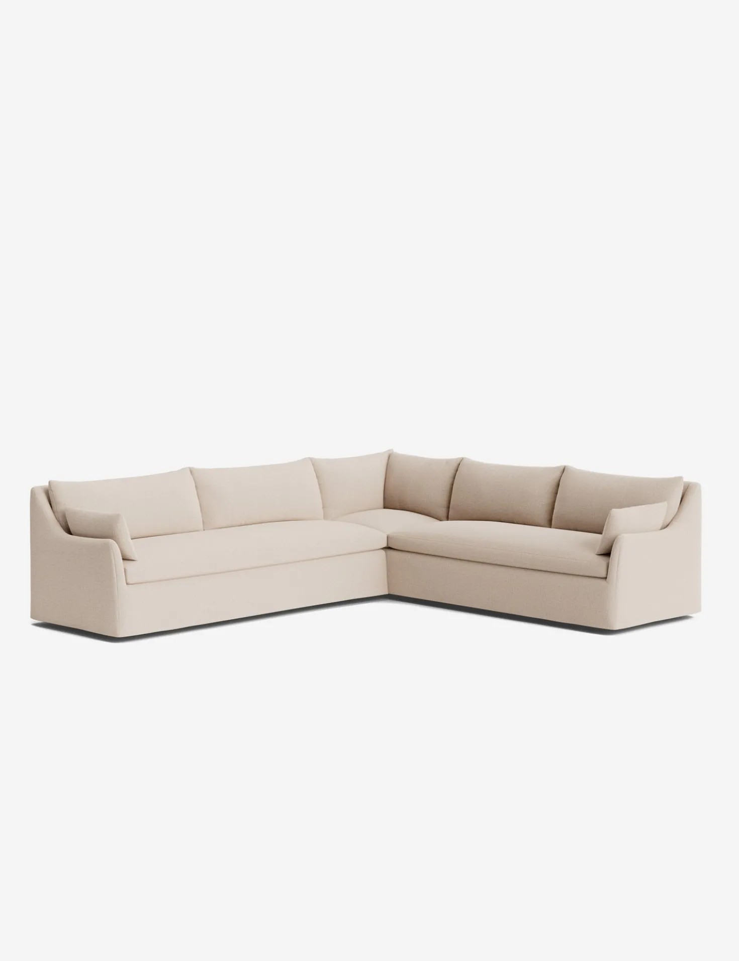 Portola Slipcover Corner Sectional Sofa