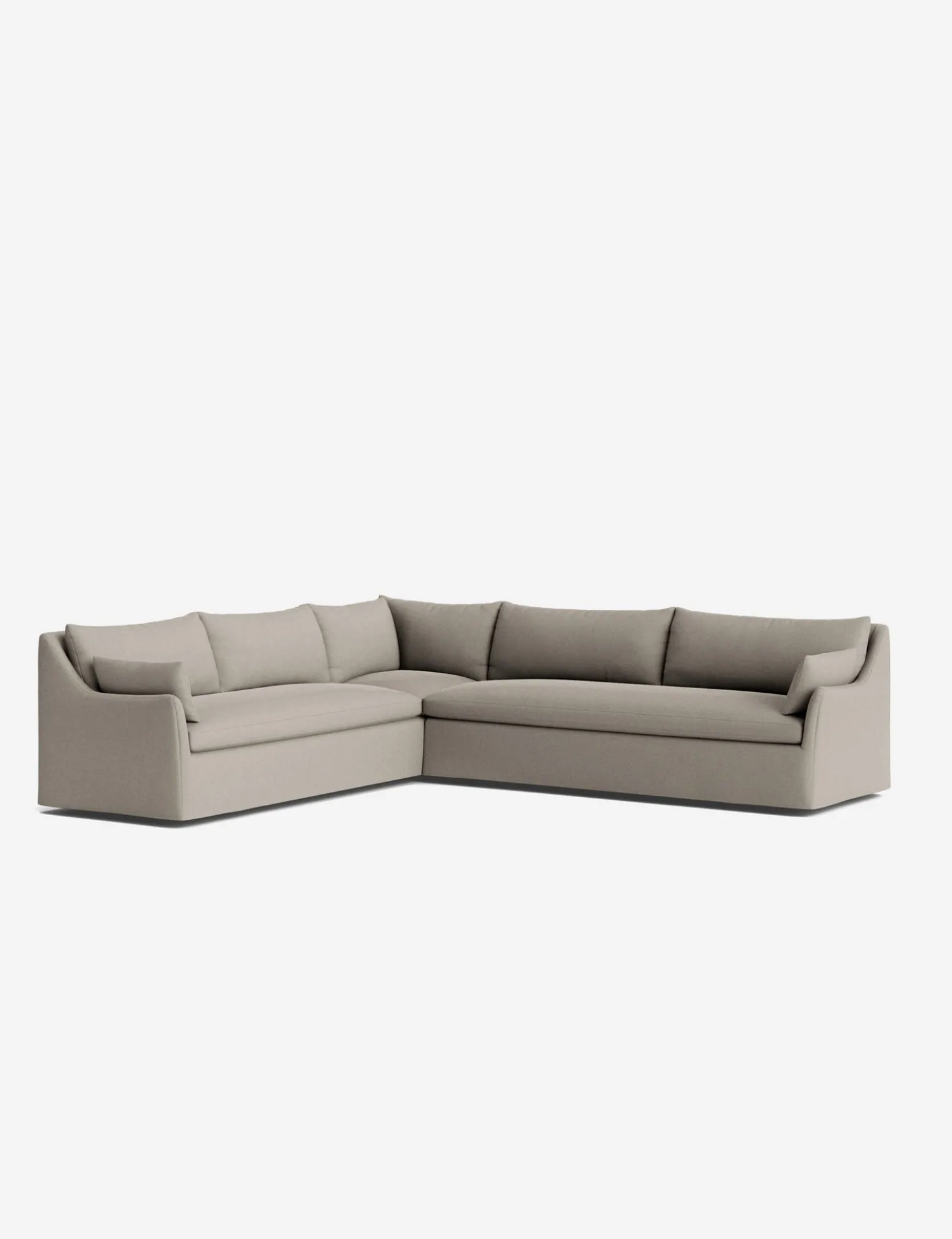 Portola Slipcover Corner Sectional Sofa