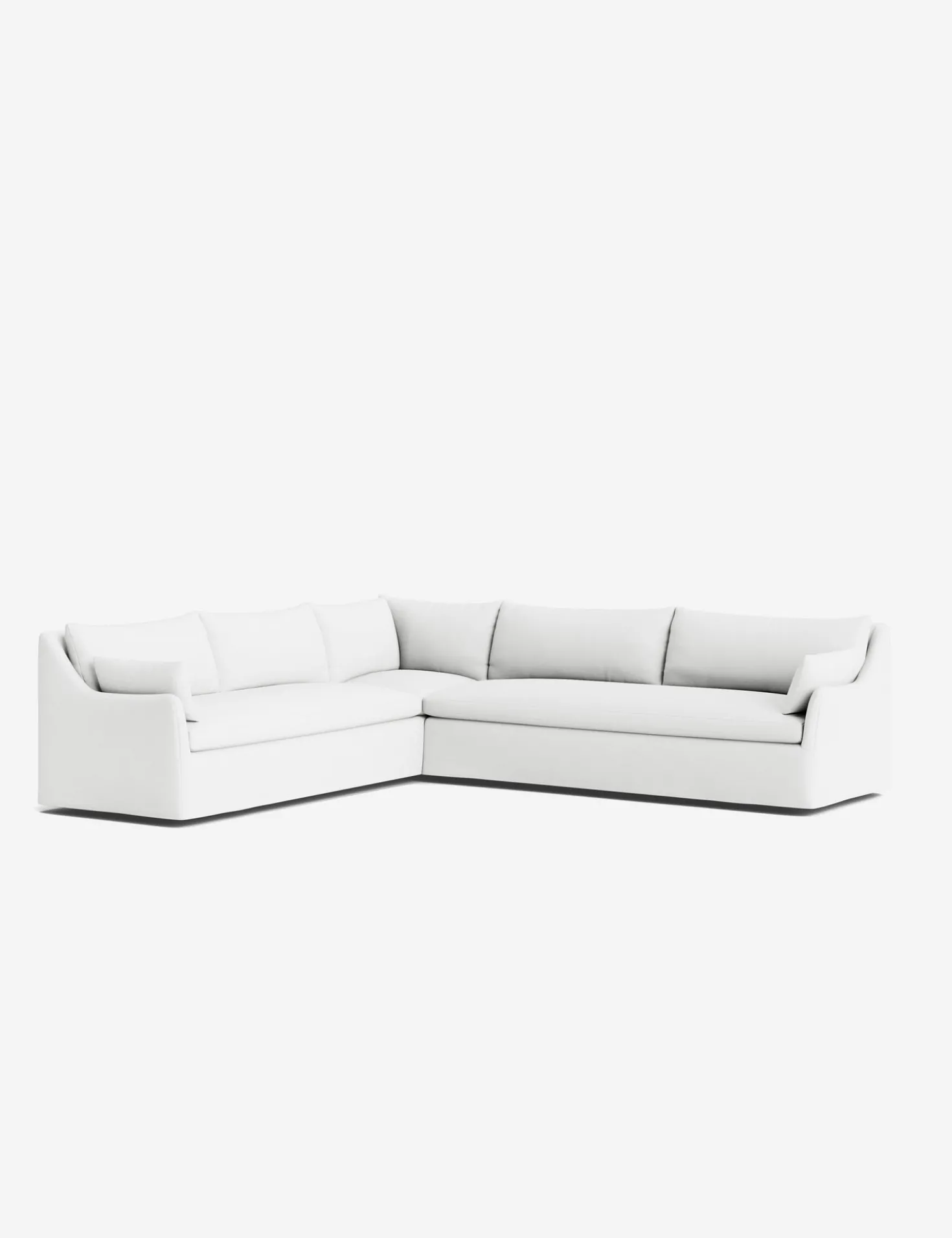 Portola Slipcover Corner Sectional Sofa