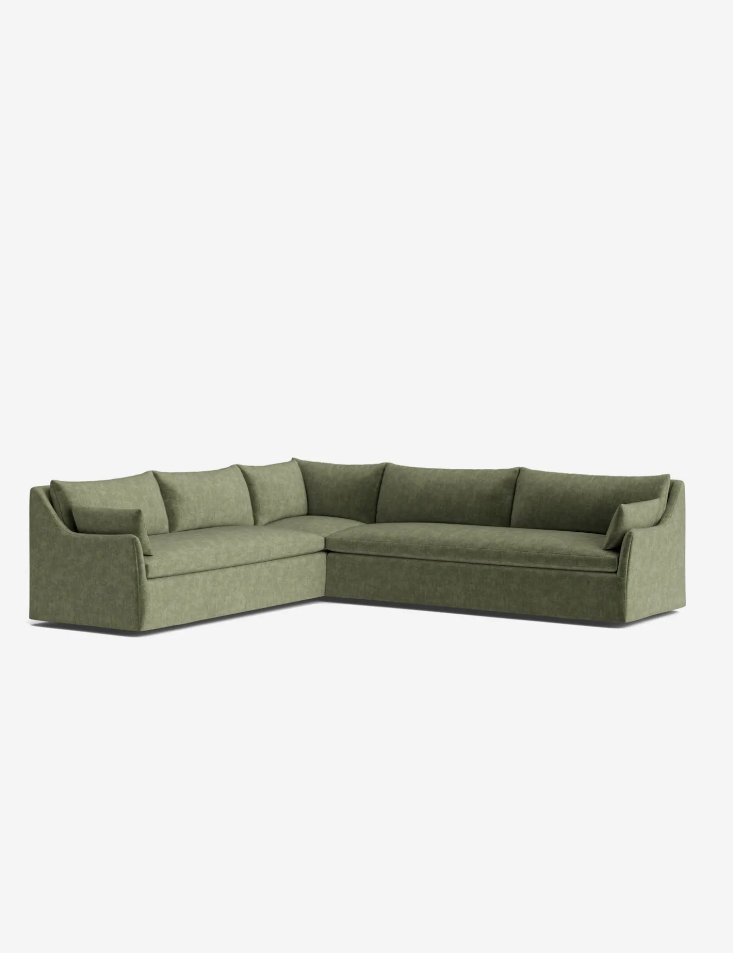 Portola Slipcover Corner Sectional Sofa