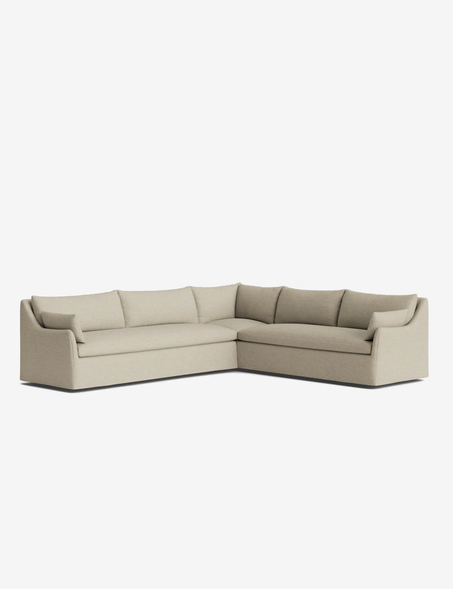 Portola Slipcover Corner Sectional Sofa