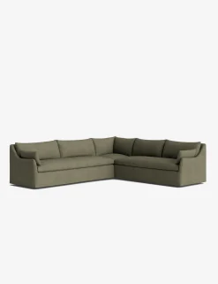 Portola Slipcover Corner Sectional Sofa