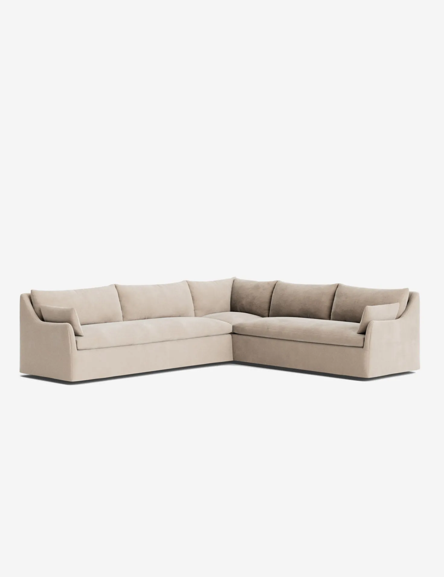 Portola Slipcover Corner Sectional Sofa