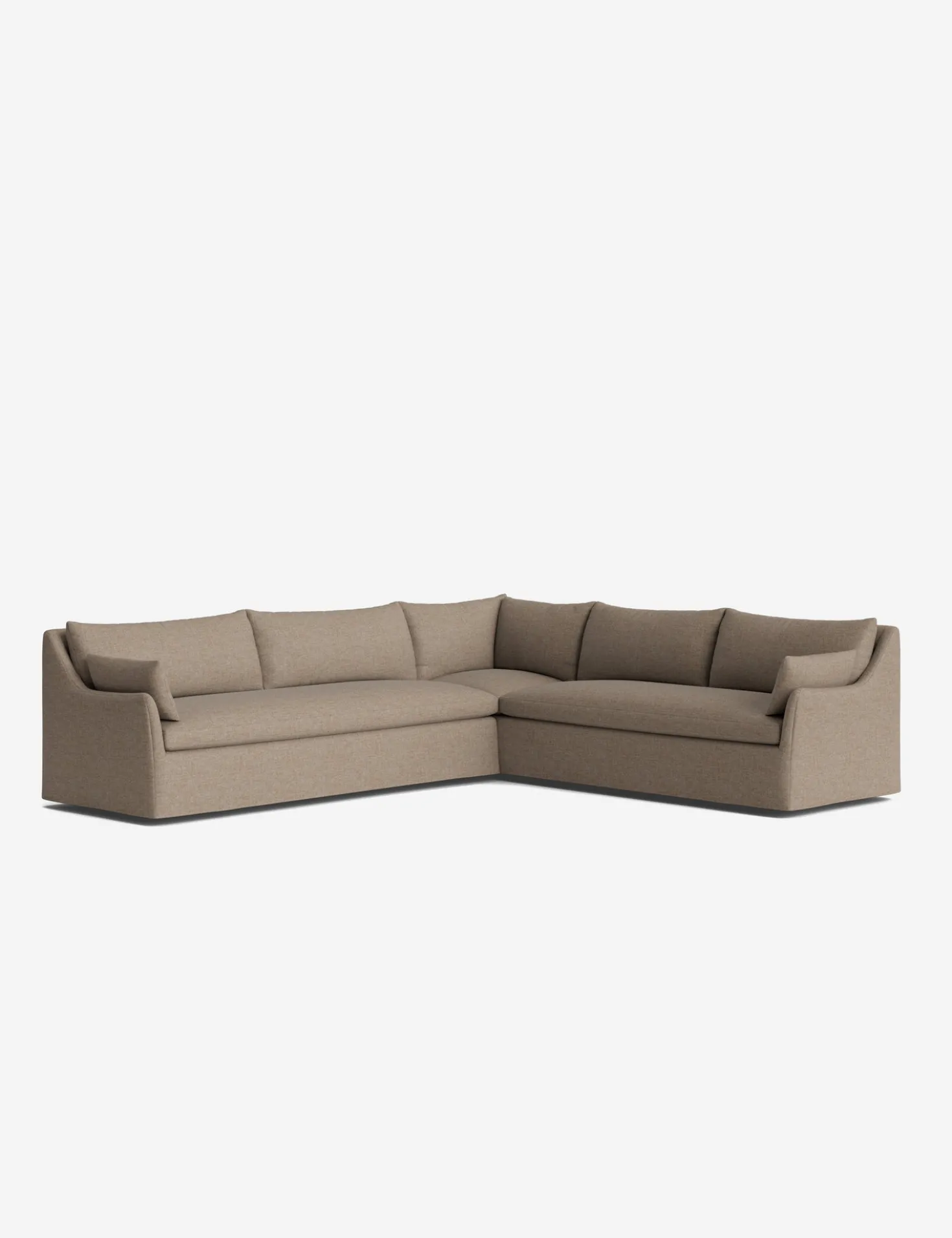 Portola Slipcover Corner Sectional Sofa