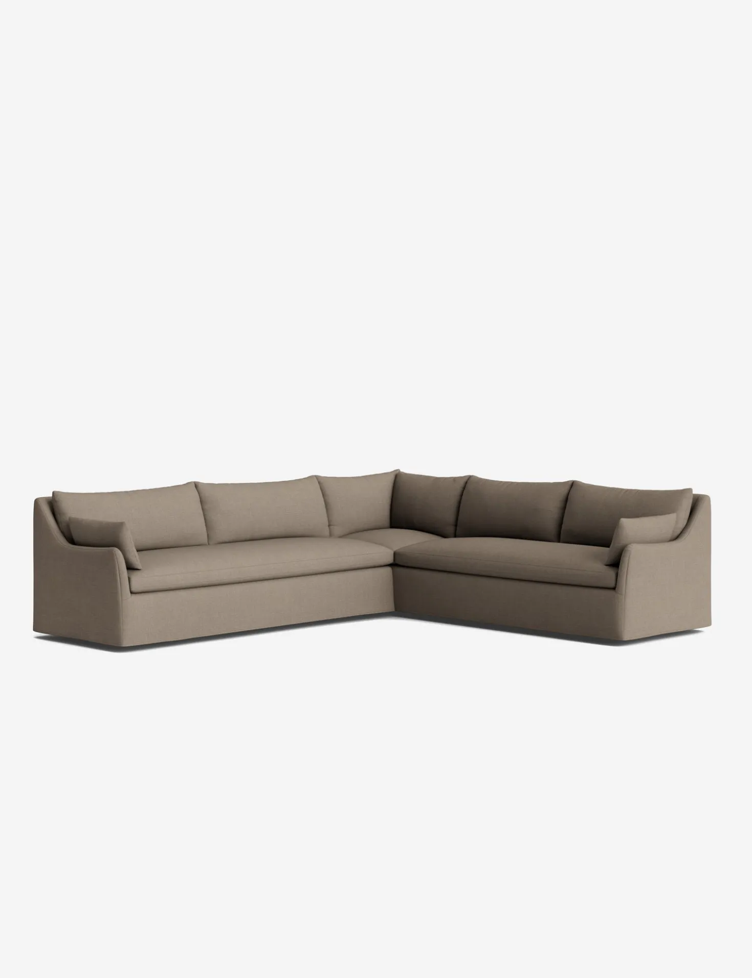 Portola Slipcover Corner Sectional Sofa