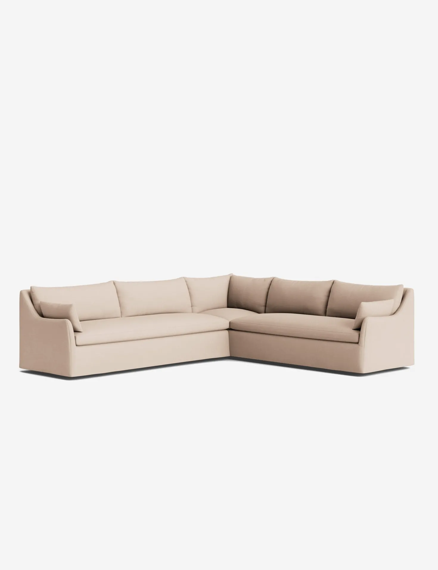 Portola Slipcover Corner Sectional Sofa