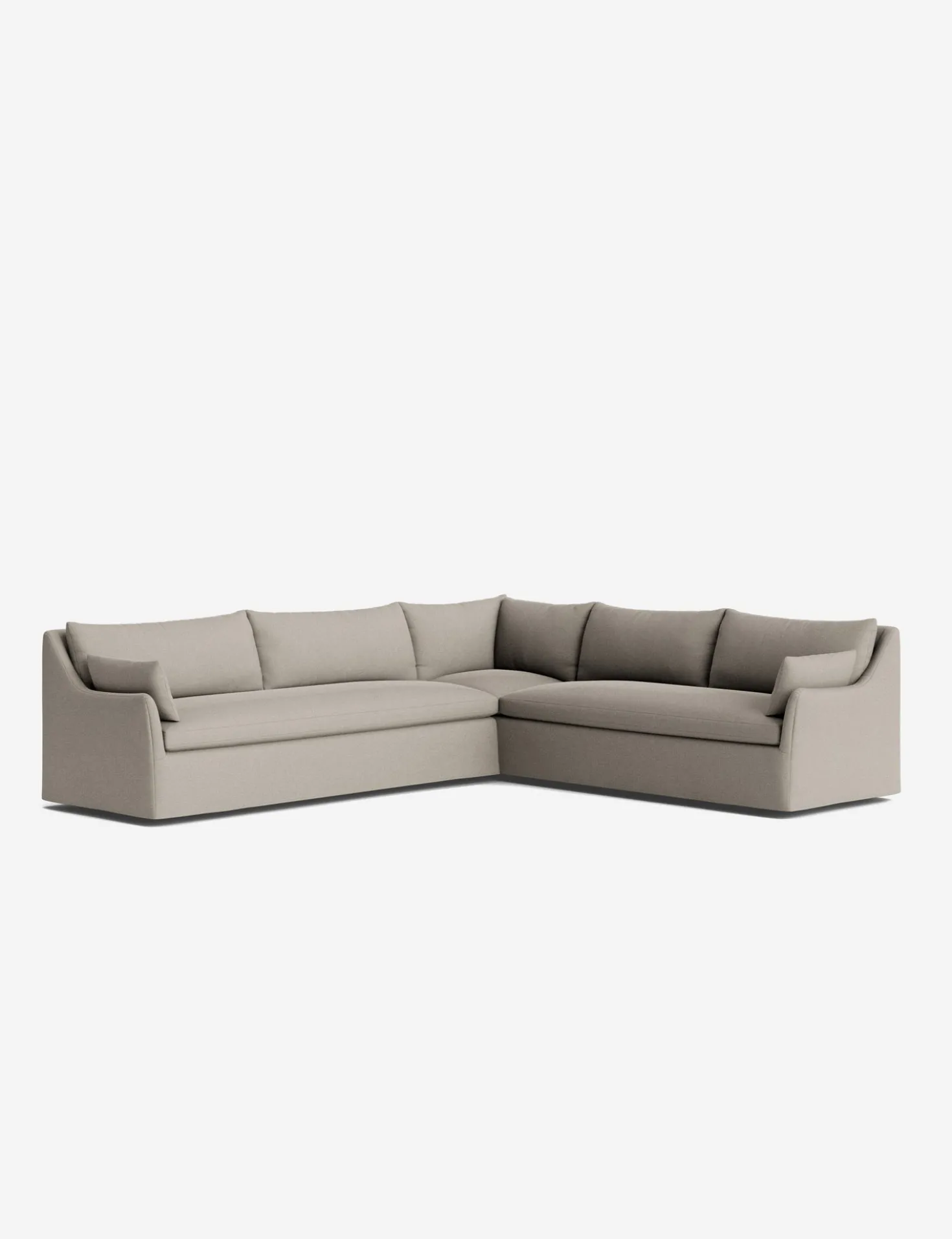 Portola Slipcover Corner Sectional Sofa