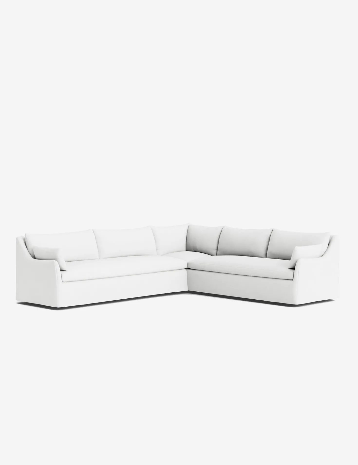 Portola Slipcover Corner Sectional Sofa