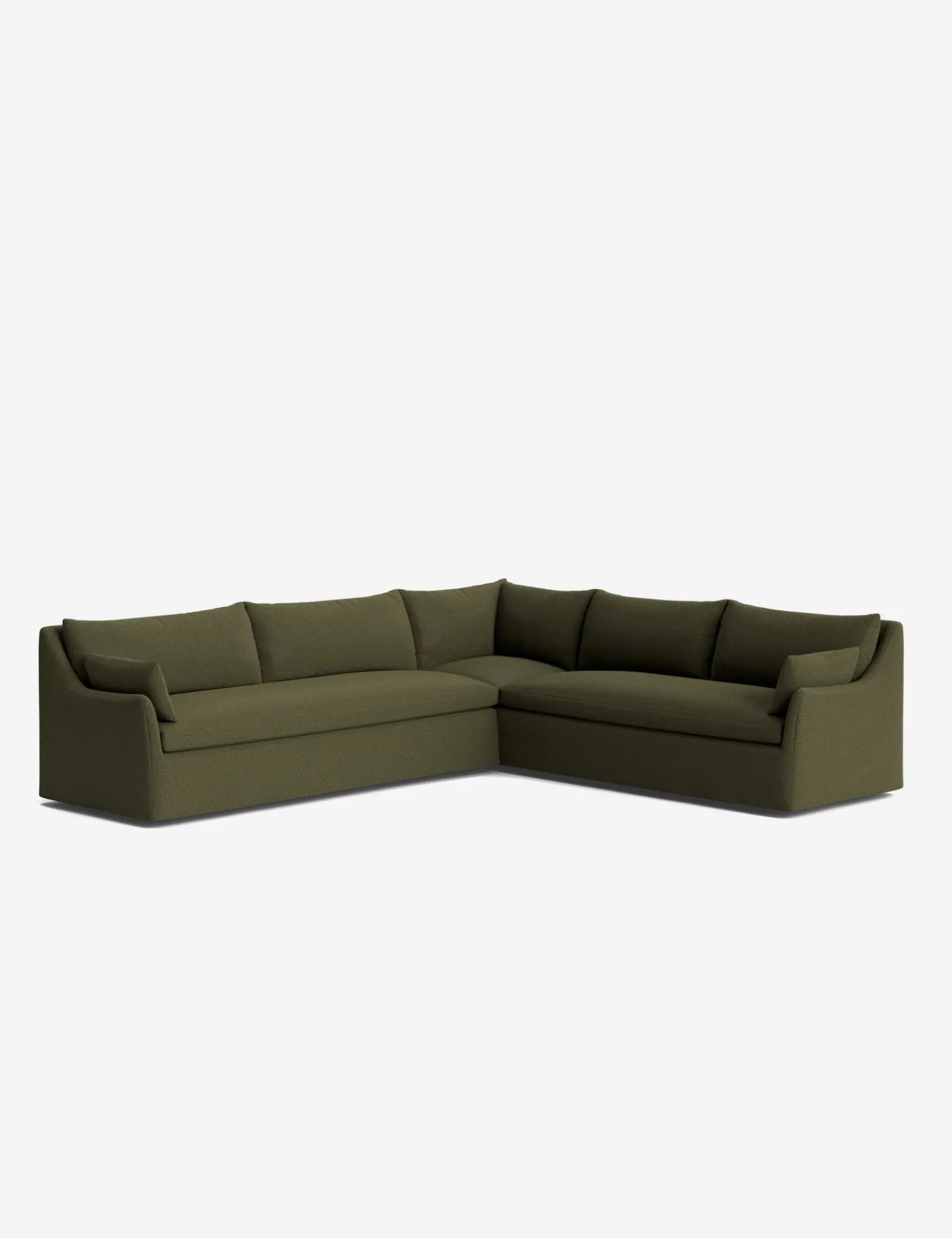 Portola Slipcover Corner Sectional Sofa