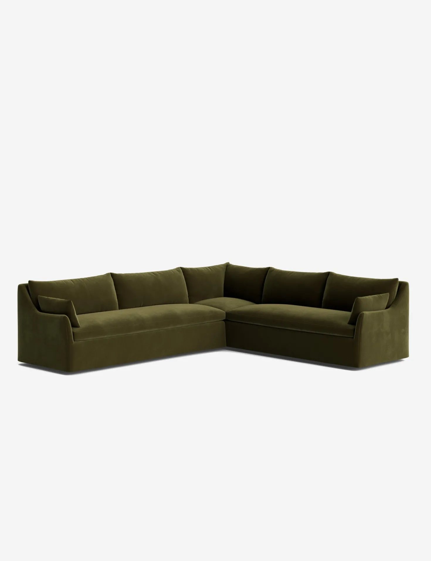 Portola Slipcover Corner Sectional Sofa