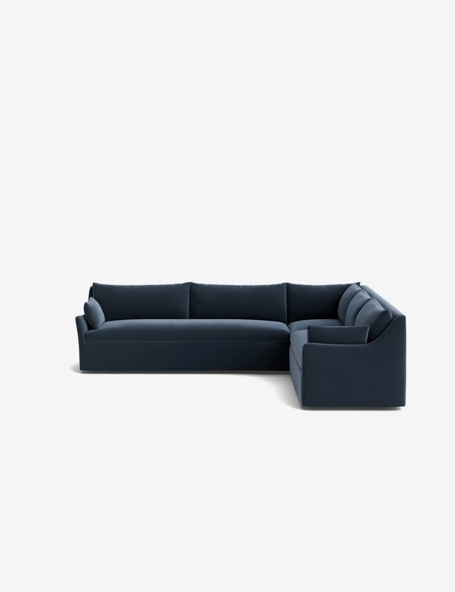 Portola Slipcover Corner Sectional Sofa