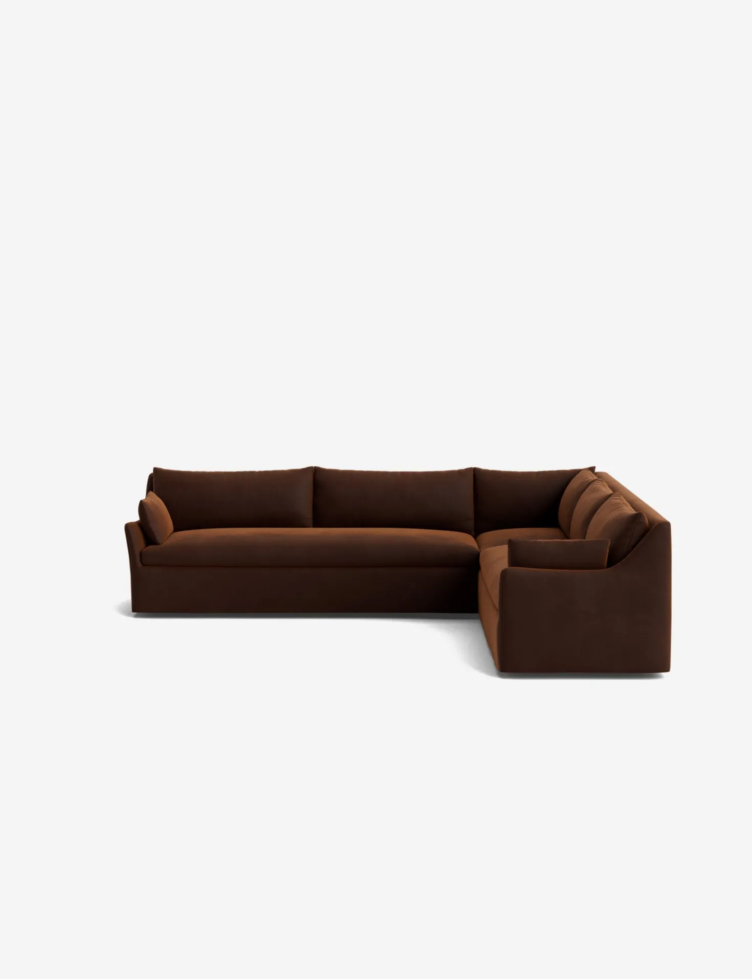 Portola Slipcover Corner Sectional Sofa