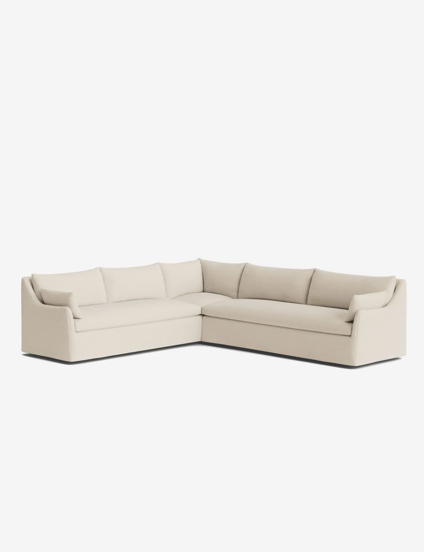 Portola Slipcover Corner Sectional Sofa