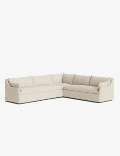 Portola Slipcover Corner Sectional Sofa