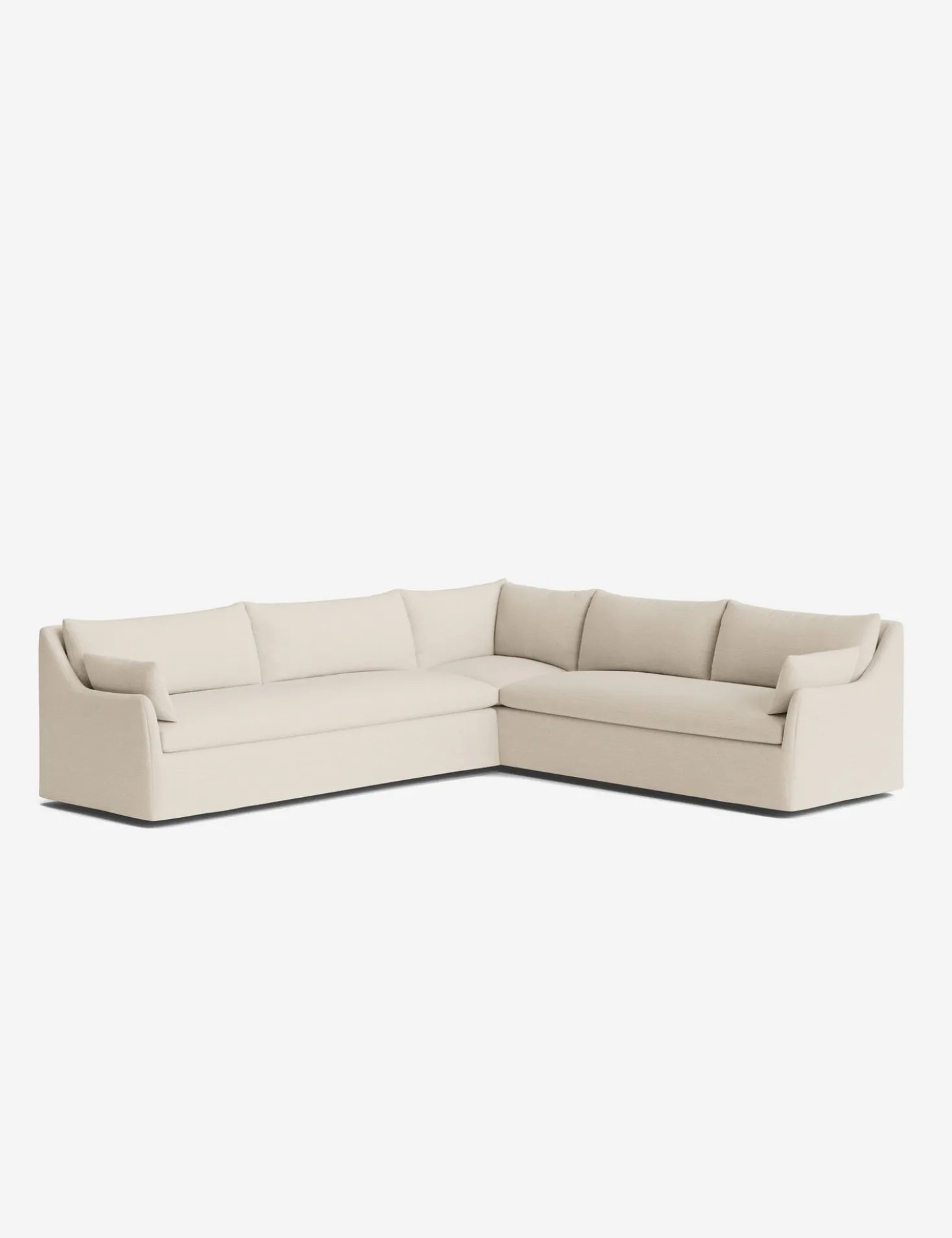 Portola Slipcover Corner Sectional Sofa