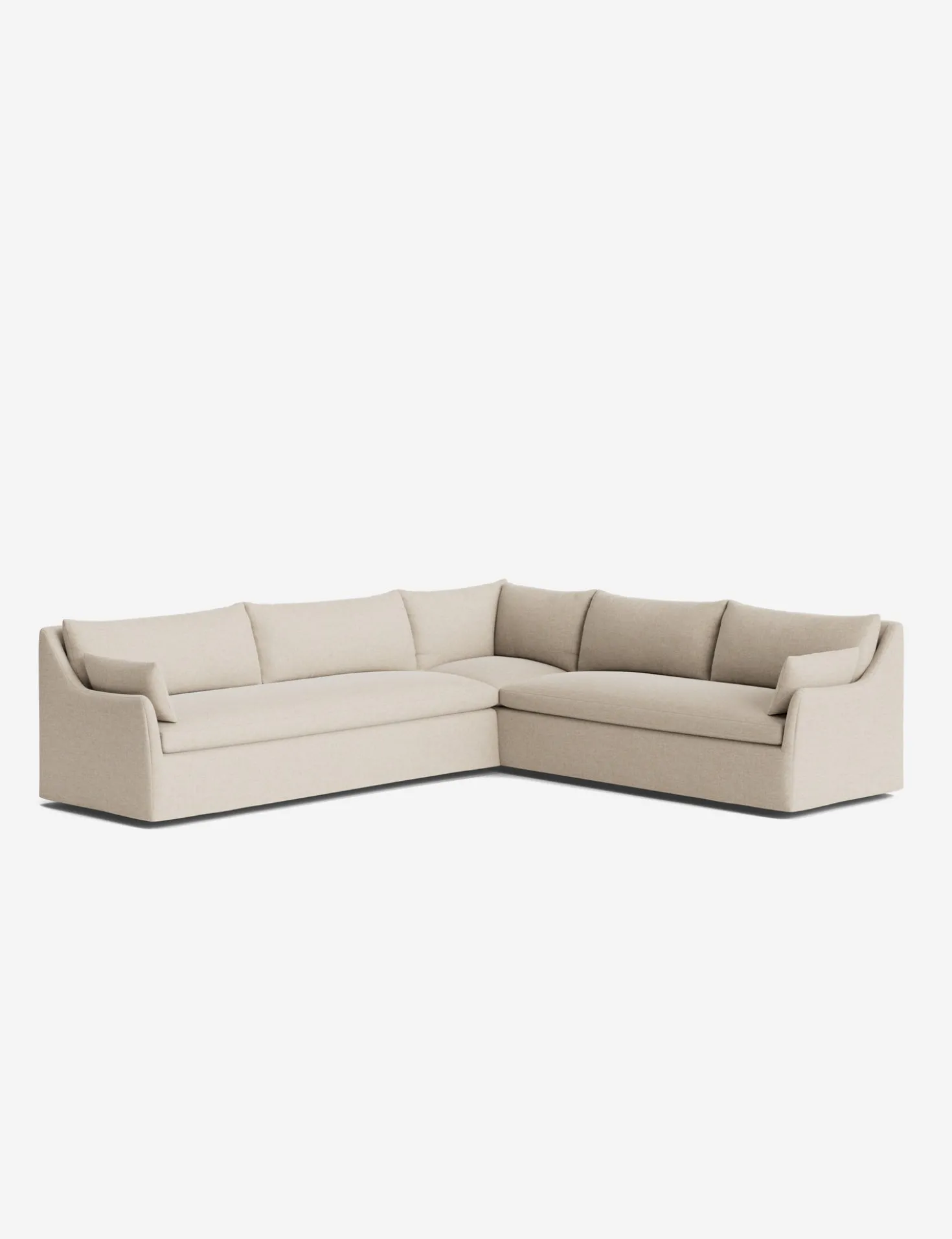 Portola Slipcover Corner Sectional Sofa