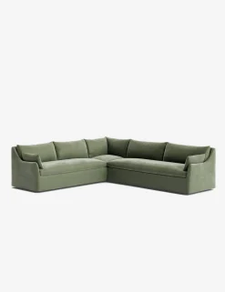 Portola Slipcover Corner Sectional Sofa