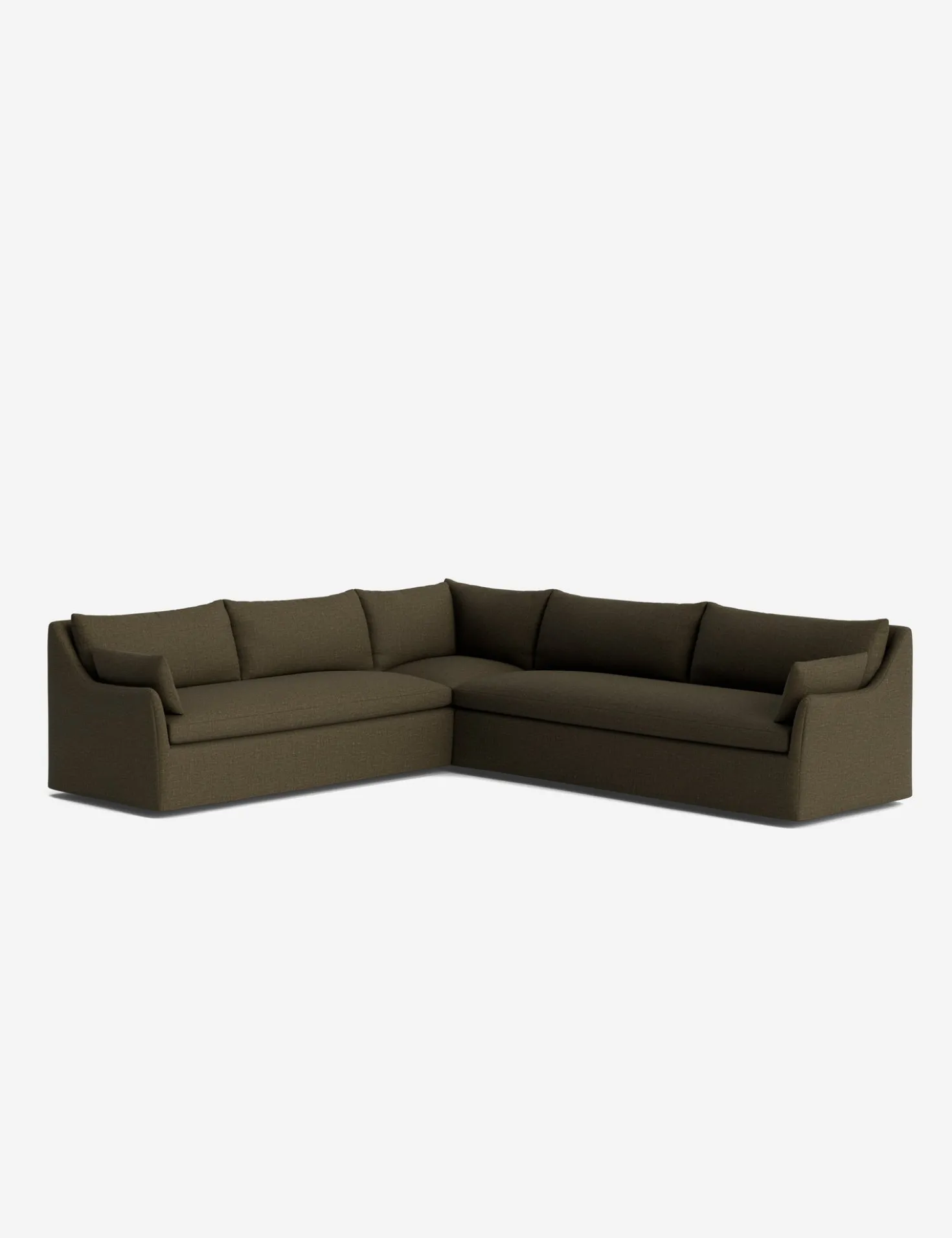 Portola Slipcover Corner Sectional Sofa