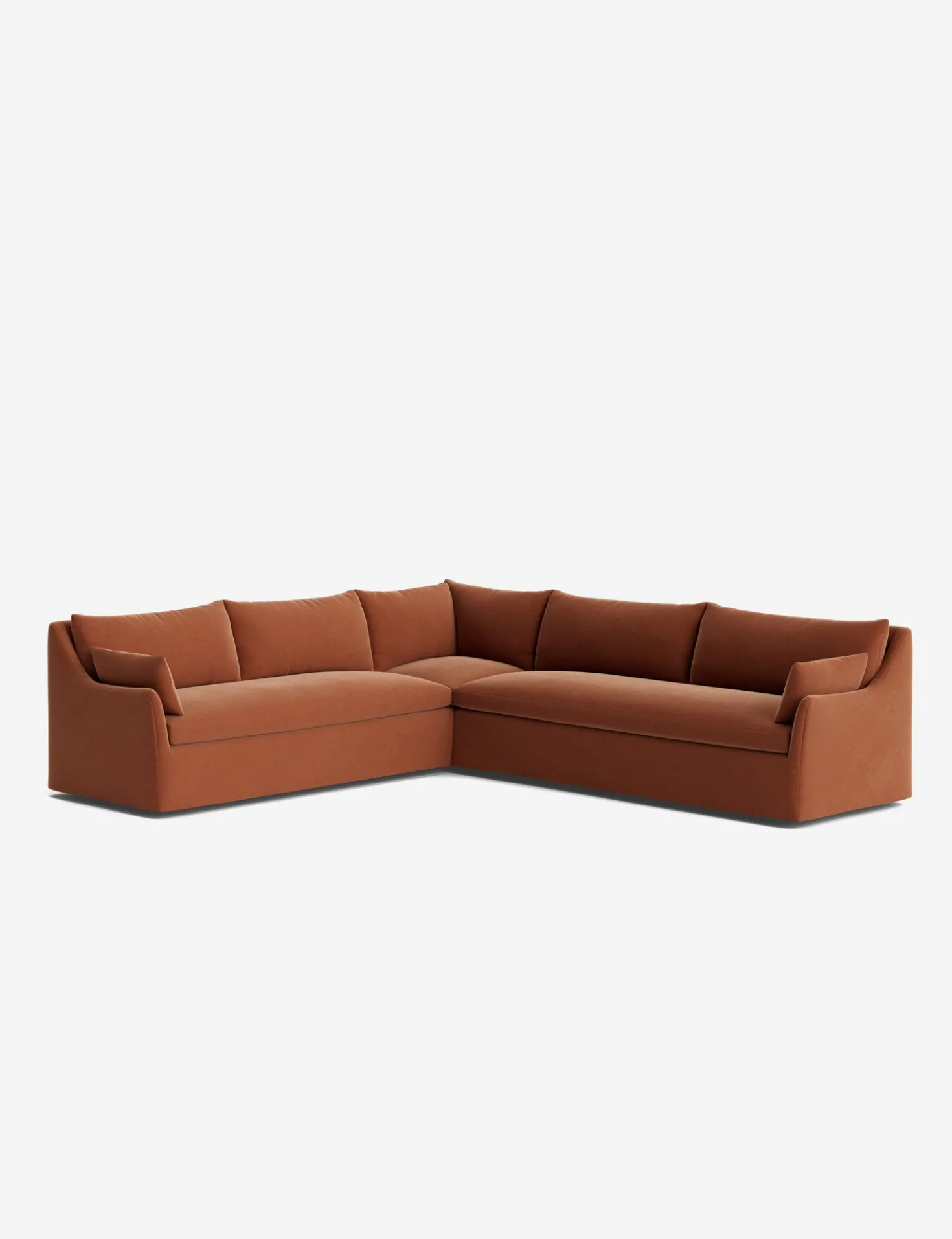 Portola Slipcover Corner Sectional Sofa