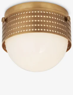 Precision Solitaire Round Mini Flush Mount Light by Kelly Wearstler