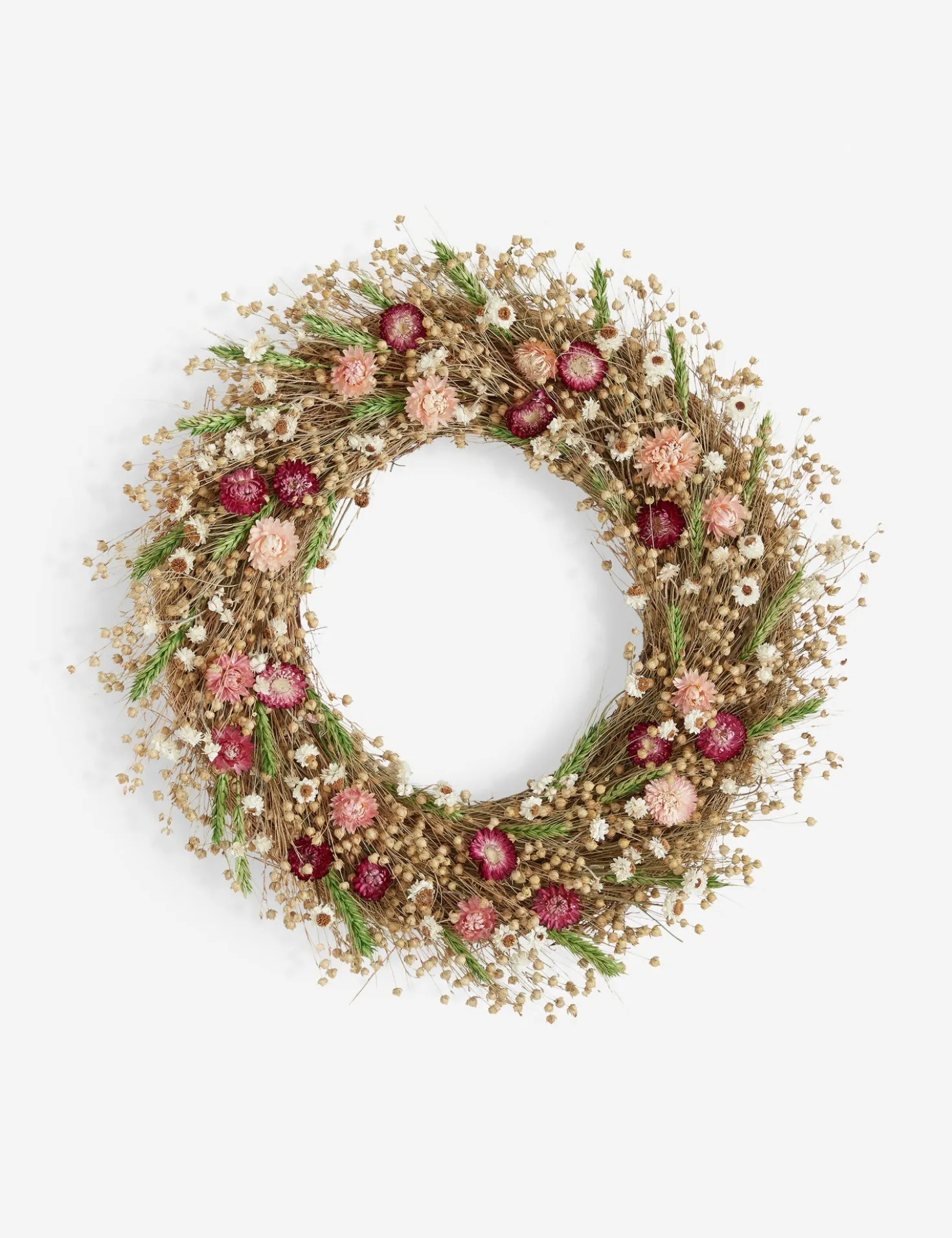 Preserved Maytide Florals Wreath
