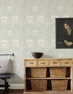 Pure Honeysuckle & Tulip Wallpaper by Morris & Co.