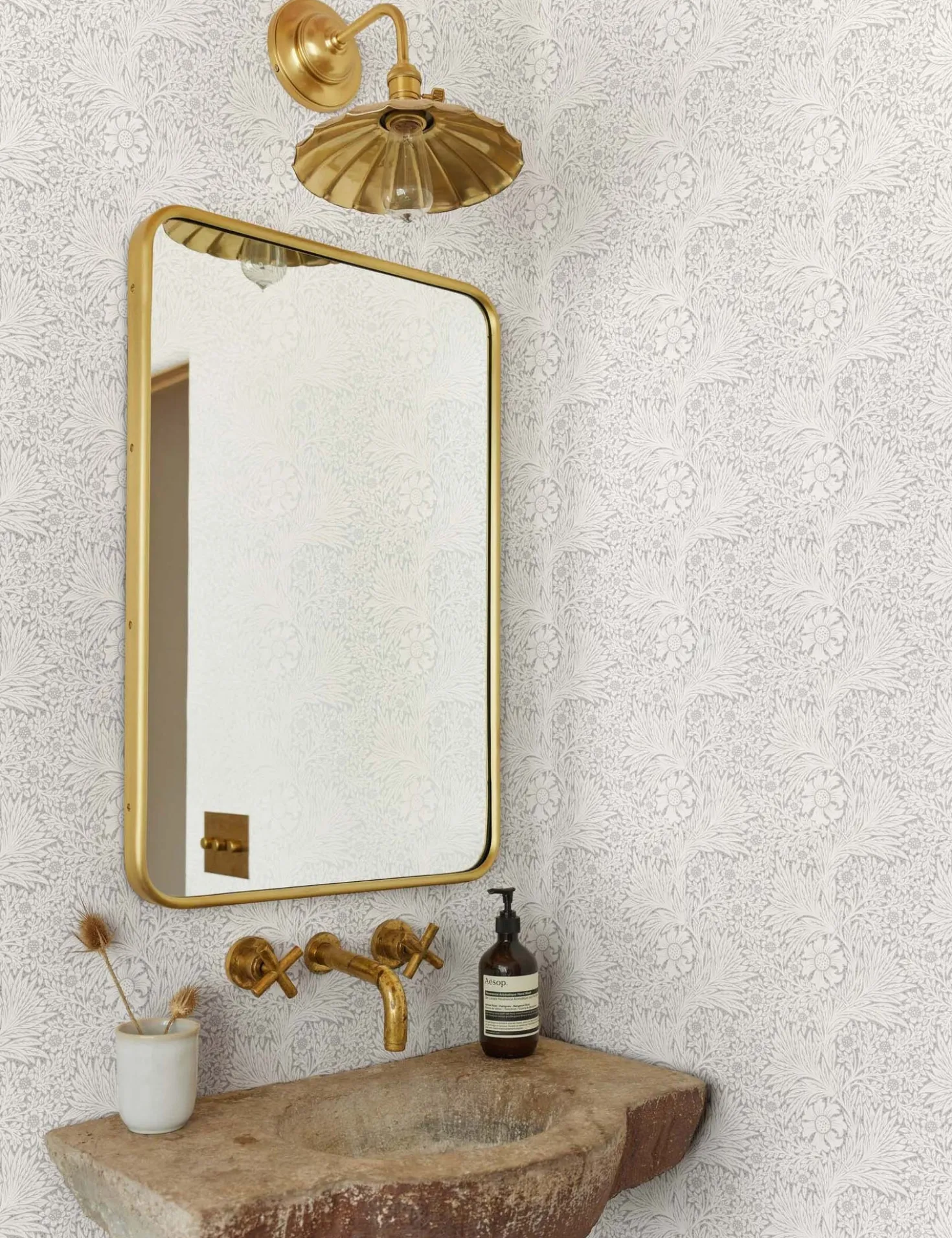 Pure Marigold Wallpaper by Morris & Co.