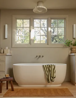 Raita Organic Cotton Bath Mat by Sarah Sherman Samuel