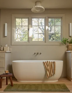 Raita Organic Cotton Bath Mat by Sarah Sherman Samuel