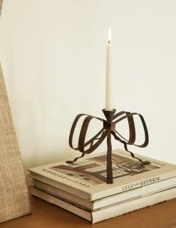 Ribbon Candlestick by Sarah Sherman Samuel