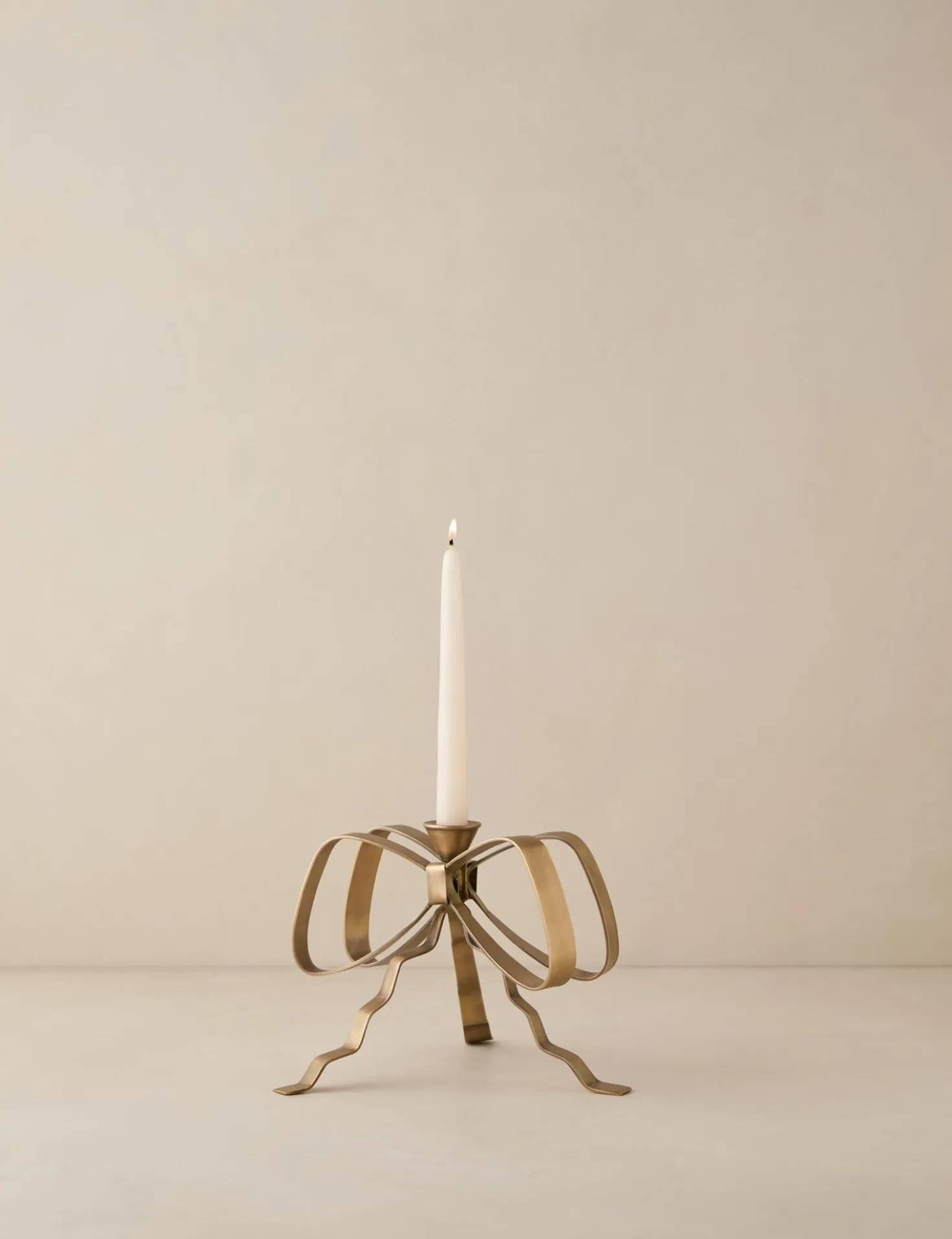 Ribbon Candlestick by Sarah Sherman Samuel