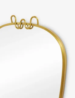 Ribbon Shield Mirror by Sarah Sherman Samuel