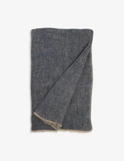 River Oversized Linen Throw by Pom Pom at Home