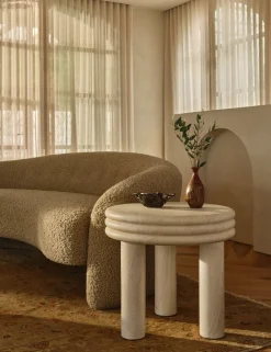 Roma Round Side Table by Button Atelier x Co.House Designs