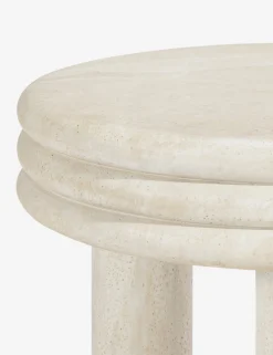 Roma Round Side Table by Button Atelier x Co.House Designs