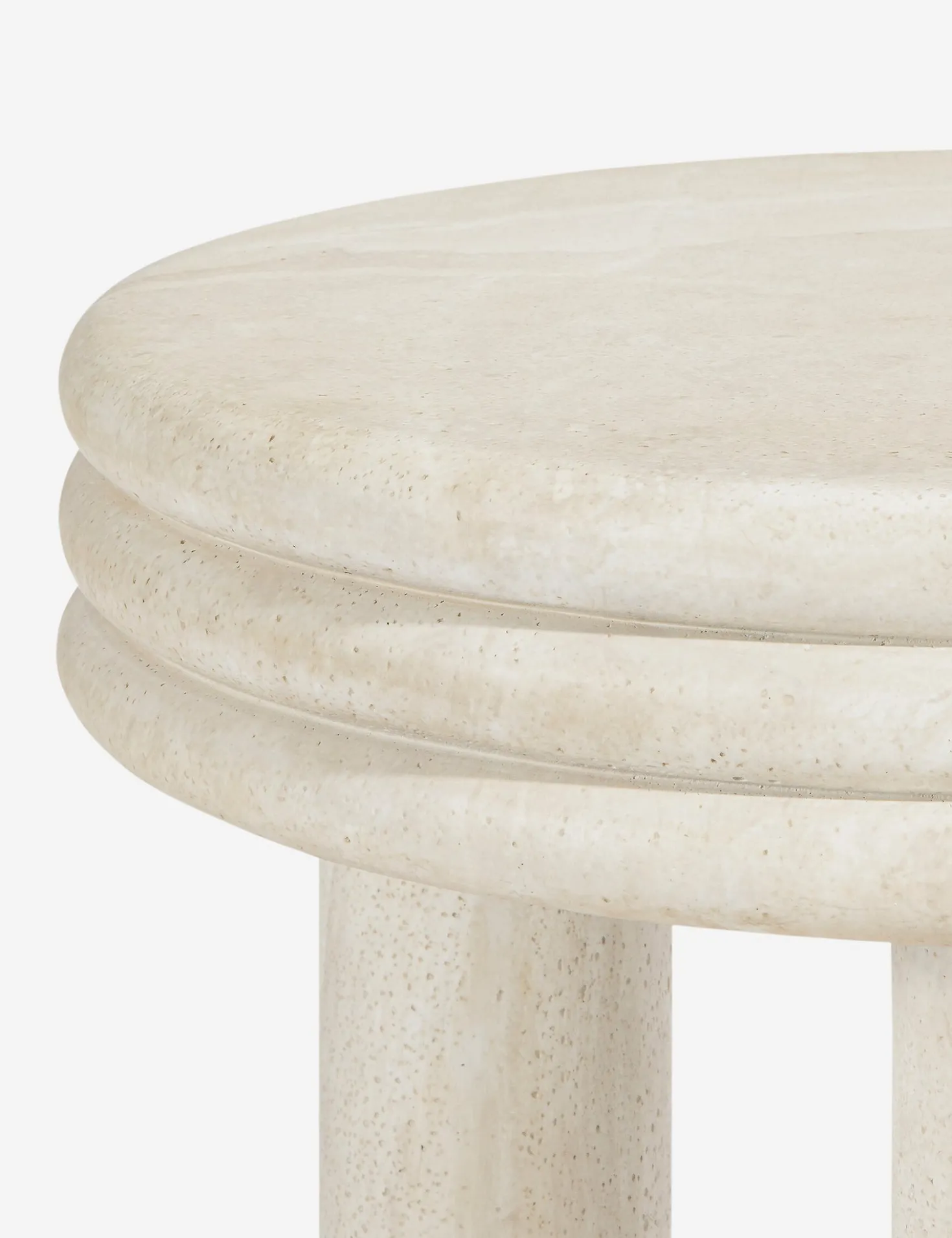 Roma Round Side Table by Button Atelier x Co.House Designs